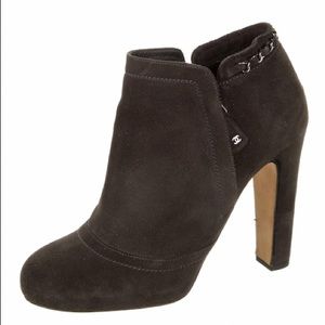 Chanel Suede Boots